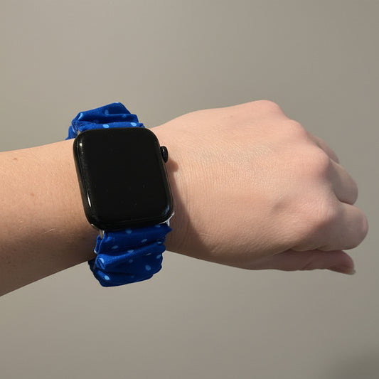 Royal Blue with Polka Dots