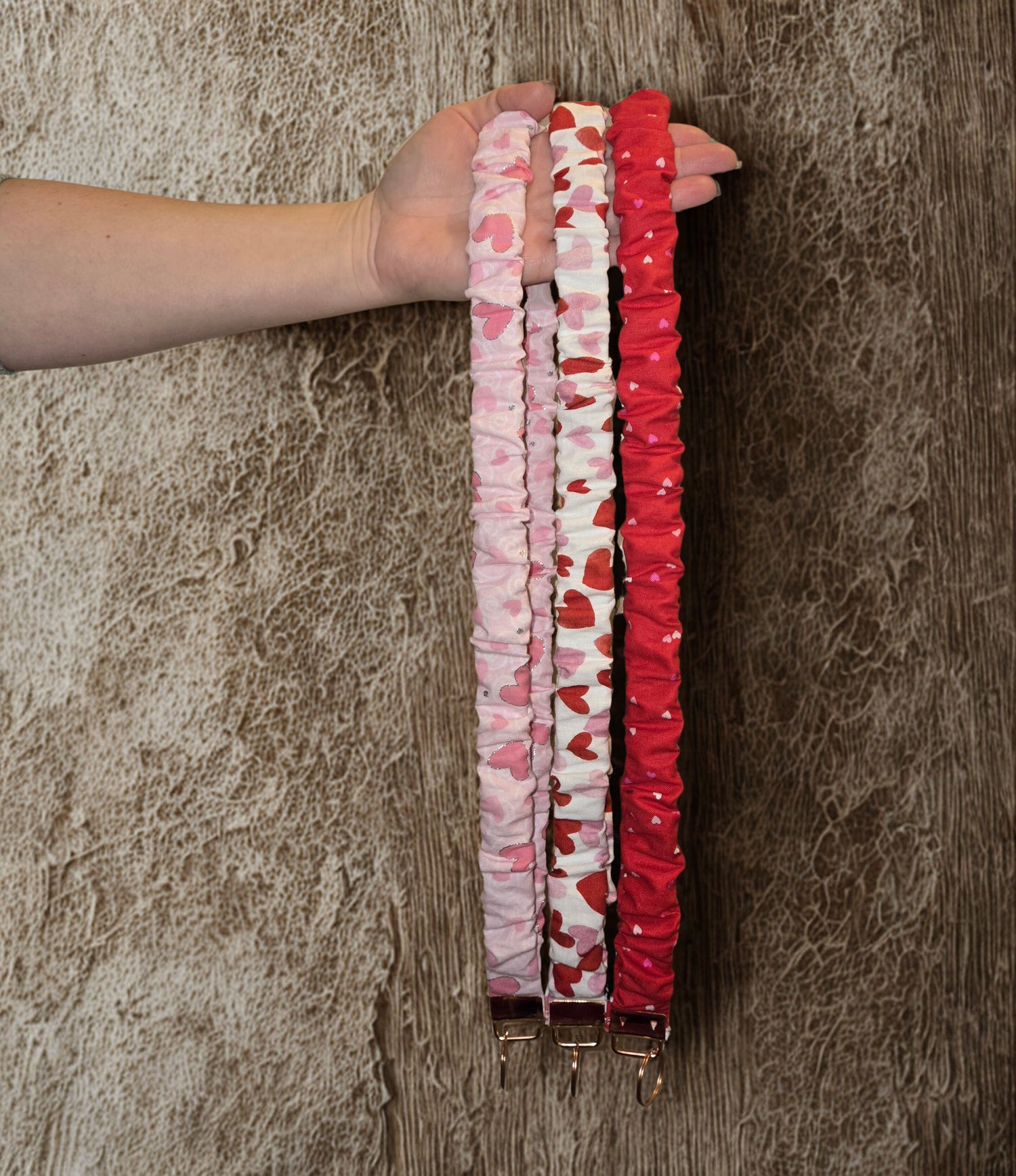 Valentine Scrunchie Lanyard