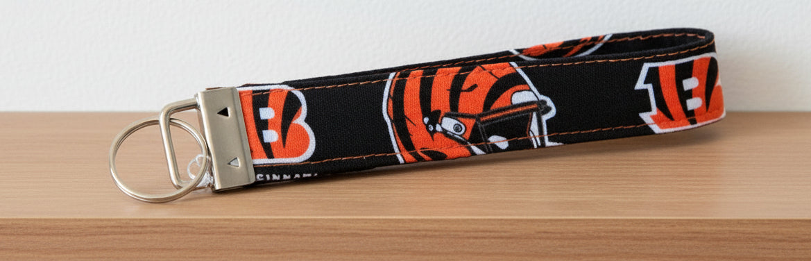 Cincinnati Bengals Keychain Wristlet