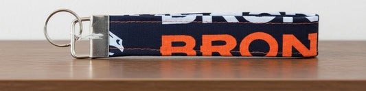 Denver Broncos Keychain Wristlet