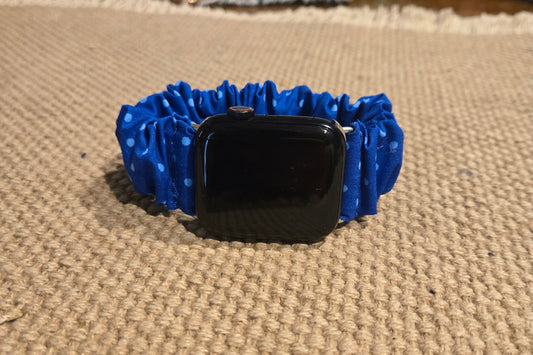 Royal Blue with Polka Dots