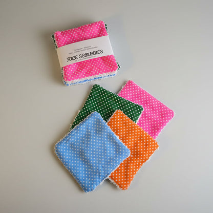 Cotton Face Scrubbies- Reusable makeup remover pads