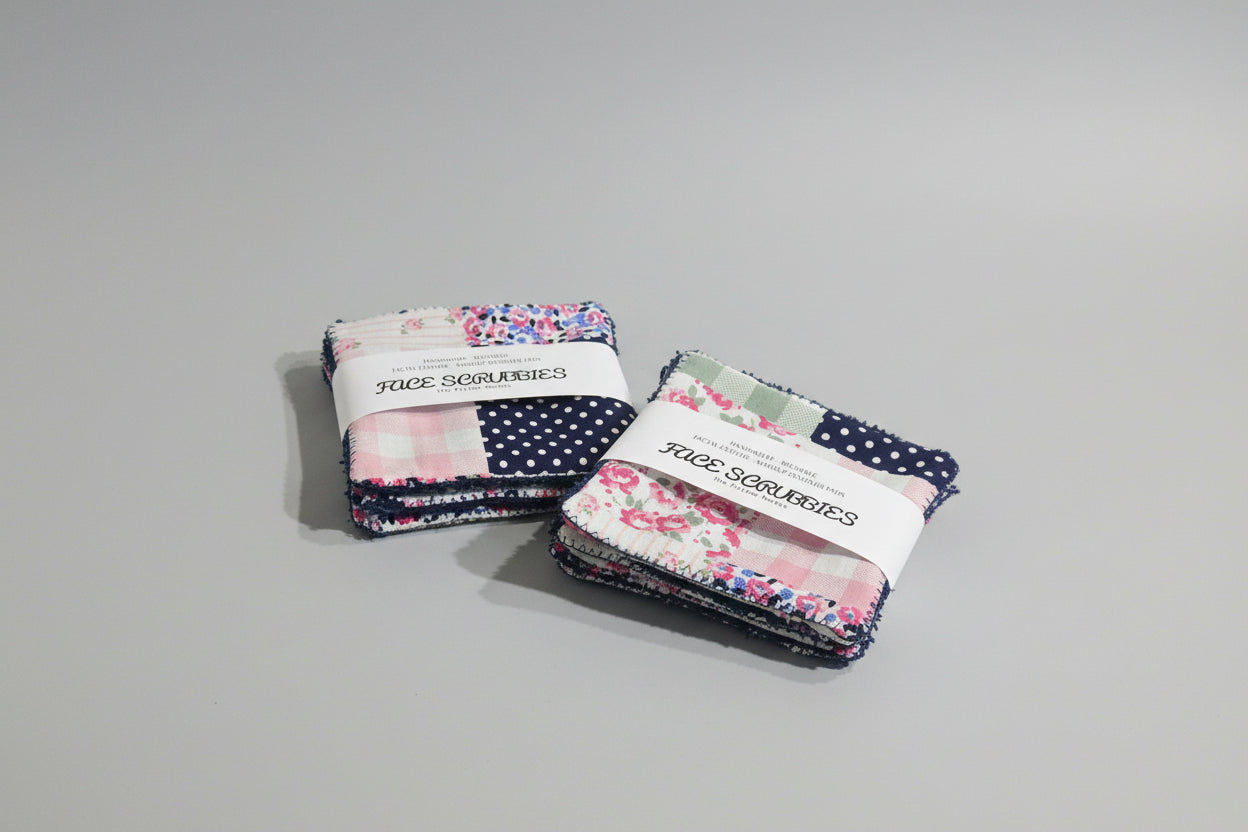 Cotton Face Scrubbies- Reusable makeup remover pads