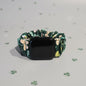 Green Clover Scrunchie Watchband