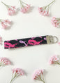 Breast Cancer Key Chain Wristlet