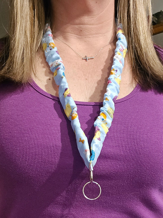 Easter Cuties Scrunchie Lanyard