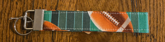 Football Keychain Wristlet