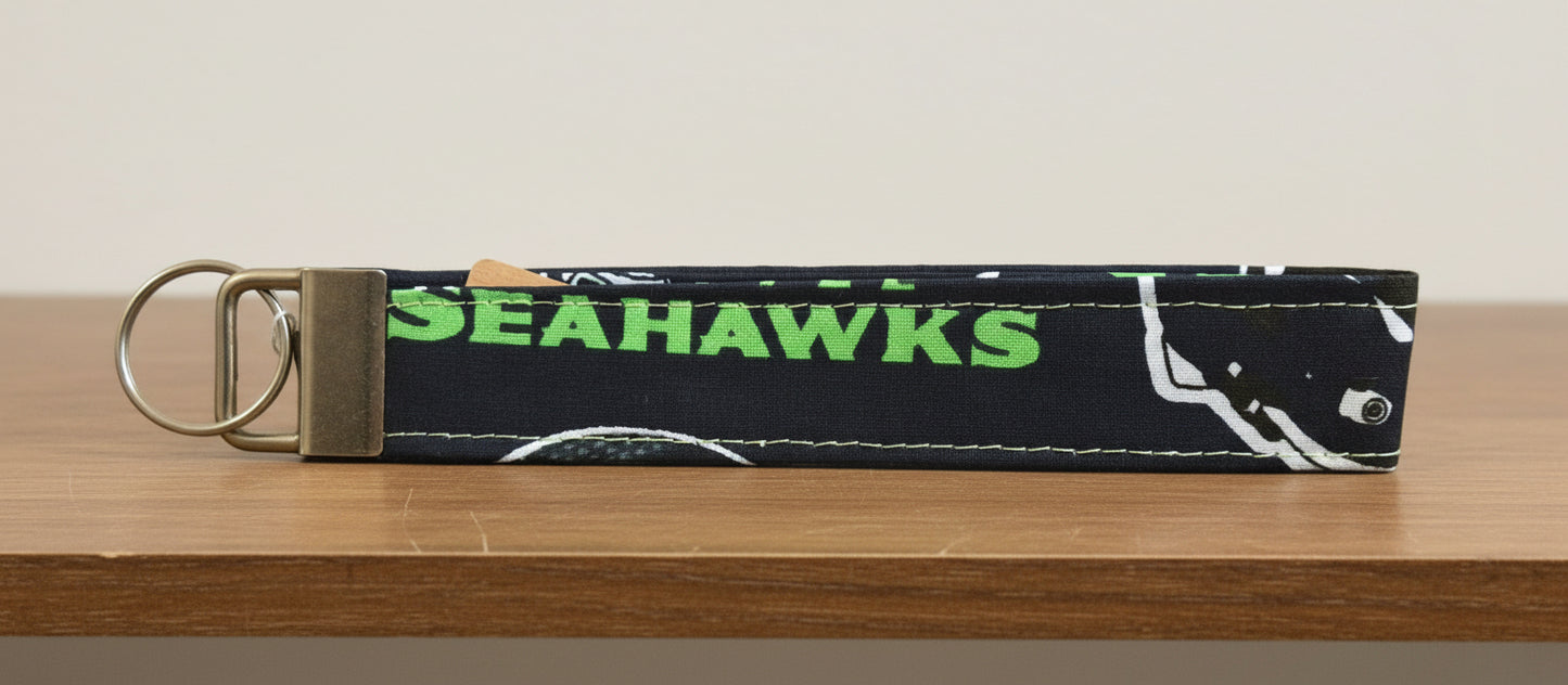 Seattle Seahawks Keychain Wristlet