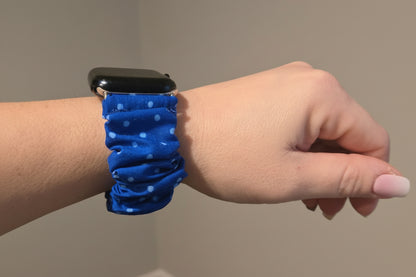 Royal Blue with Polka Dots