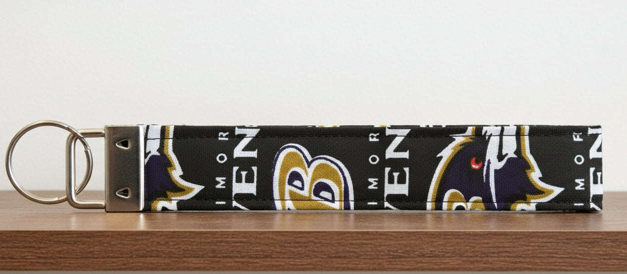 Baltimore Ravens Keychain Wristlet