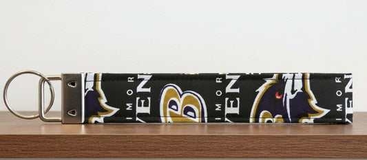 Baltimore Ravens Keychain Wristlet
