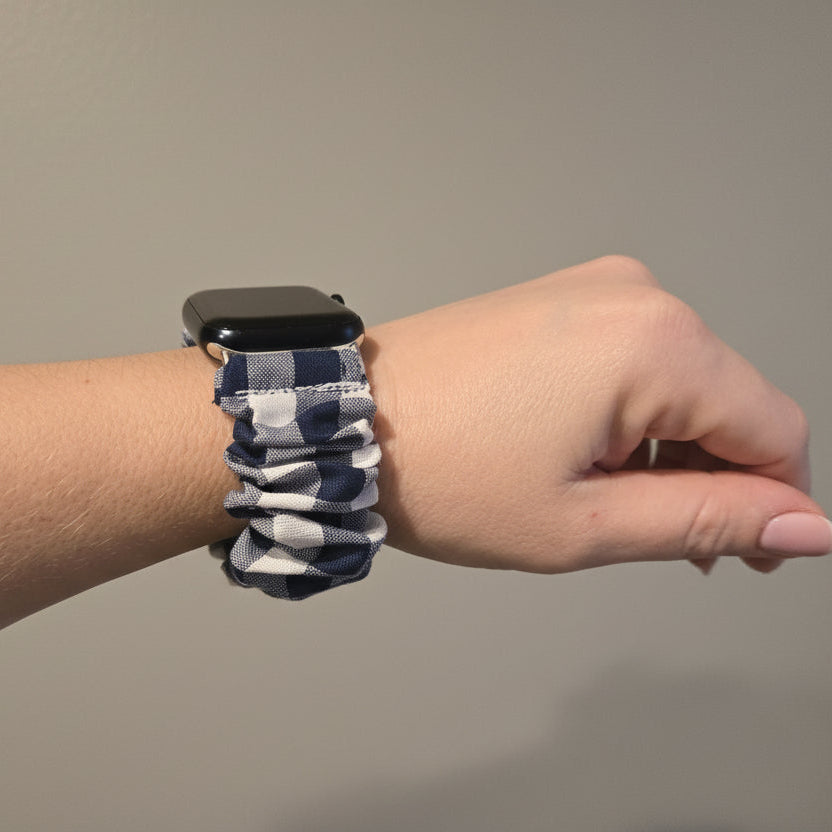 Navy/White Checkered