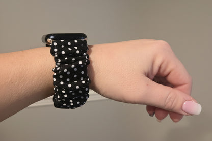 Black with Polka Dots