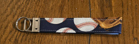 Baseball Keychain Wristlet